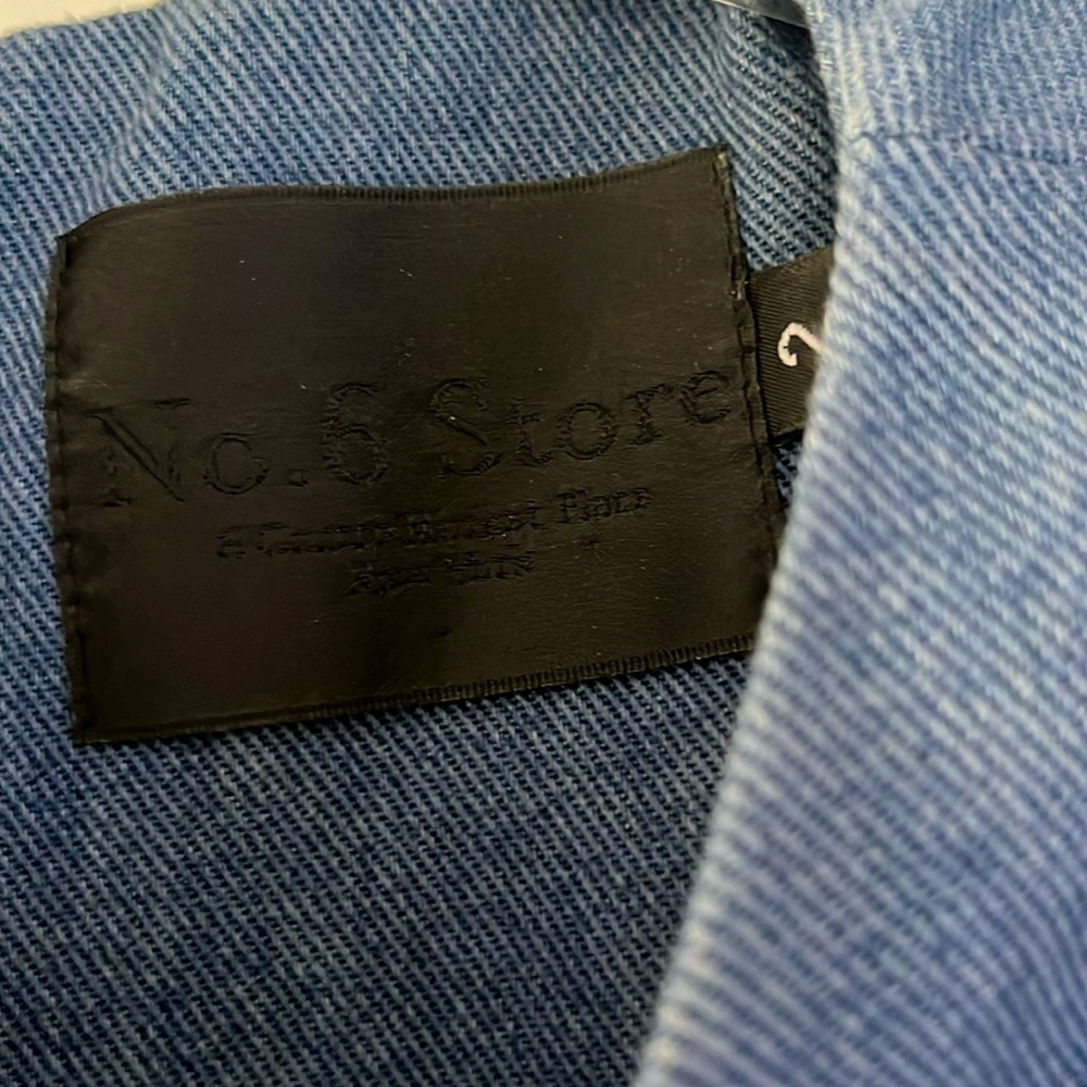 No 6 denim jumper with pockets